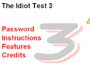 The Idiot Test 3